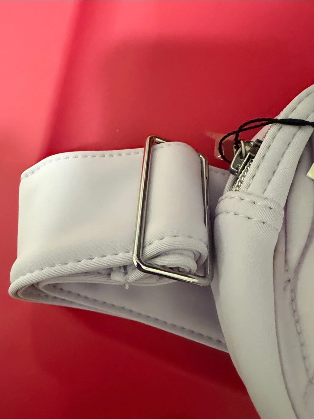 Sunday ski Quilted Lavender Crossbody Belt Bag